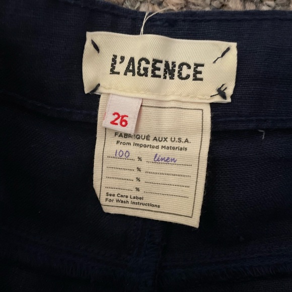 L'AGENCE Deep Navy Buttoned Garment - Picture 5 of 6